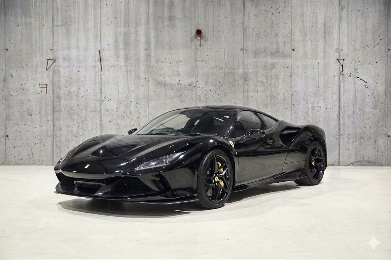Ferrari F8 Tributo in black