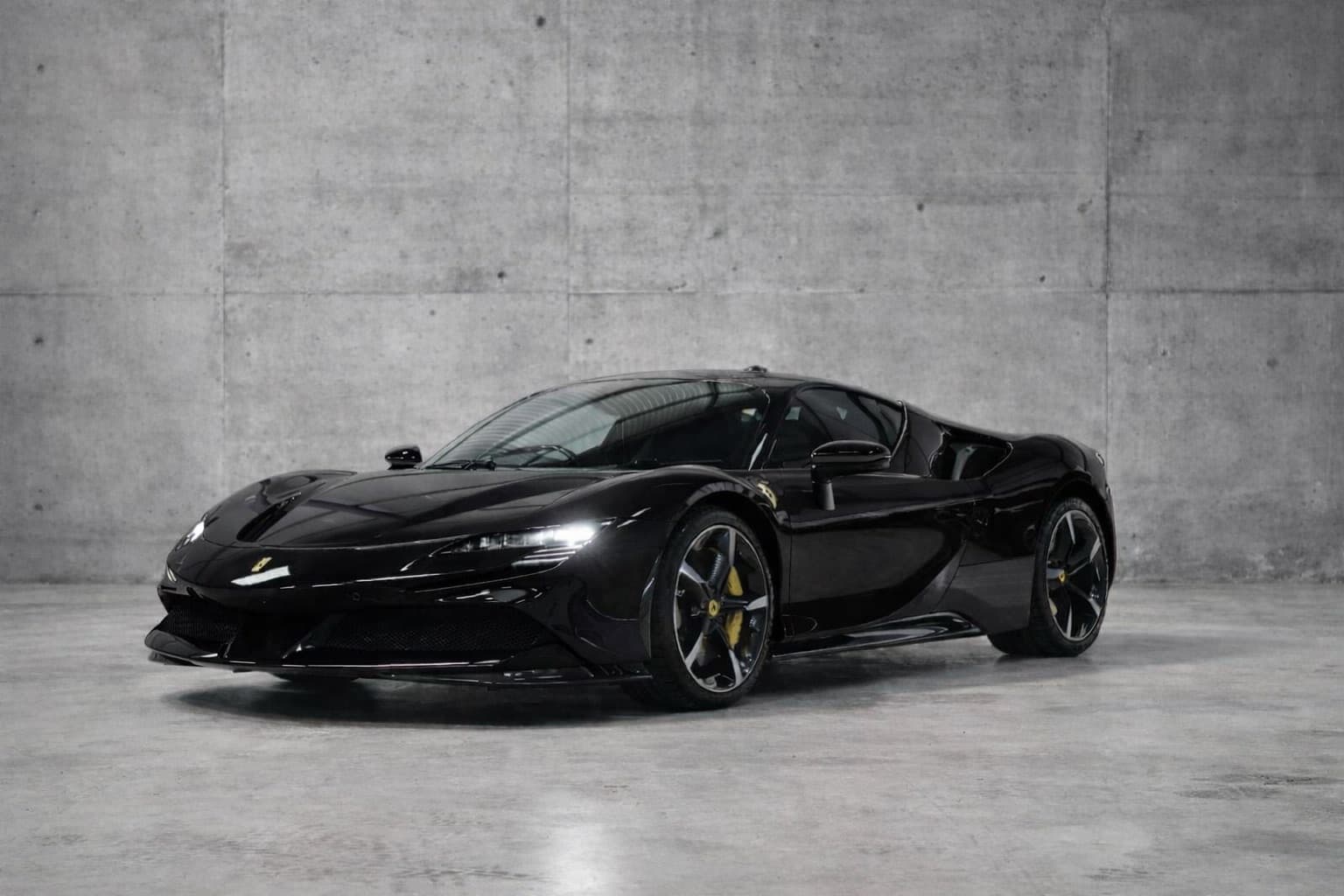 Ferrari SF90 Stradale in black